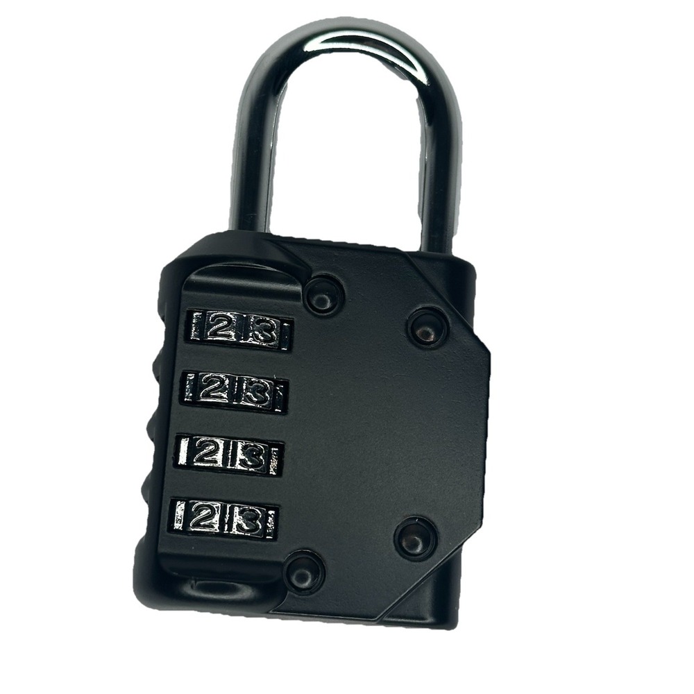Combination Lock Resettable 4-Digit Anti Rust Weatherproof Padlock Metal Locks - Picture 7 of 7